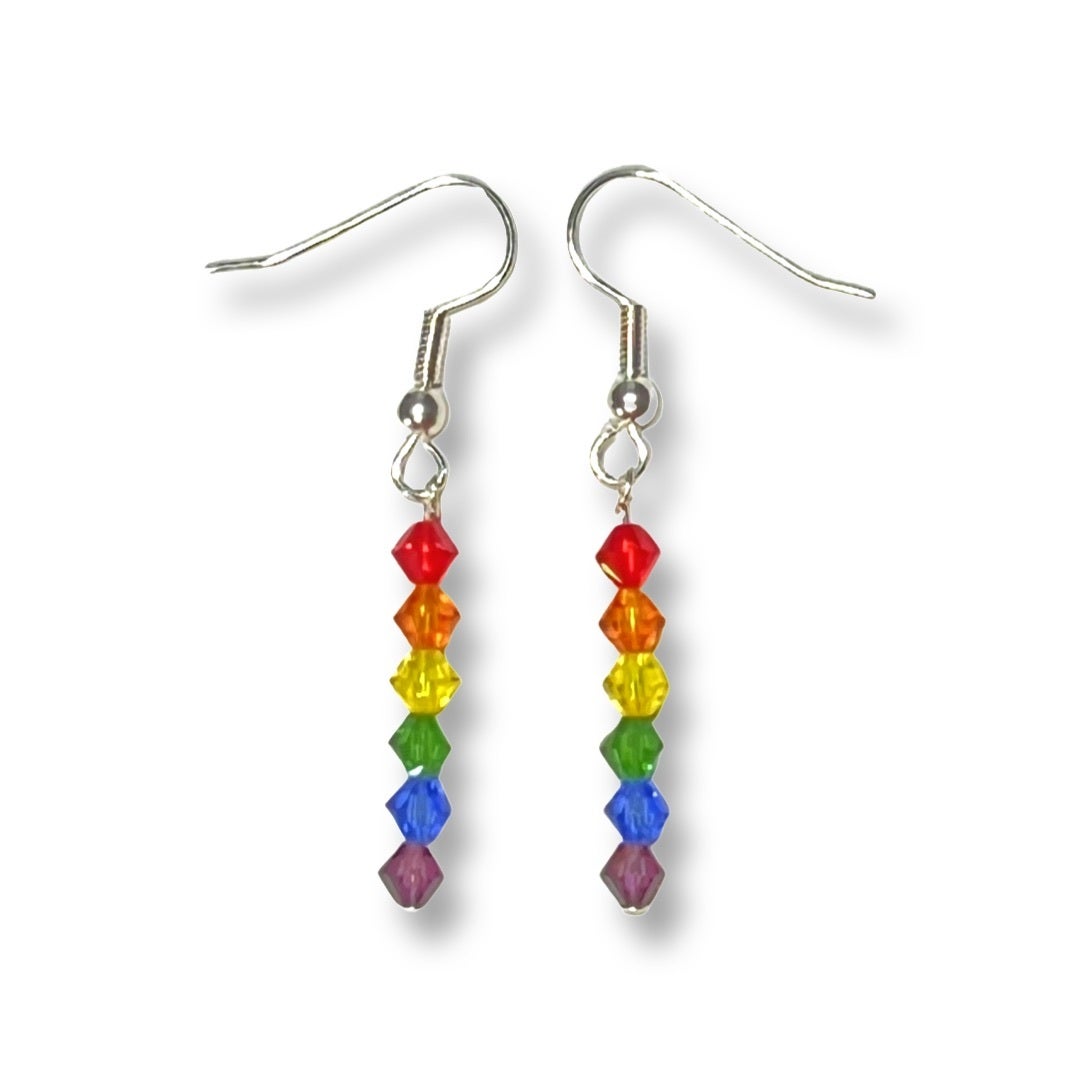 Swarovski deals rainbow earrings